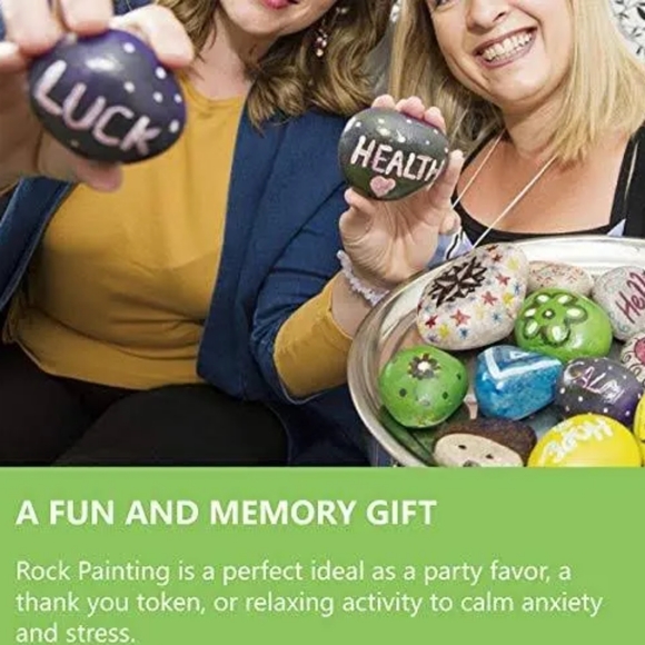 River Rocks for painting, arts and Crafts. 15-20 Pcs 5lbs. - Picture 5 of 7